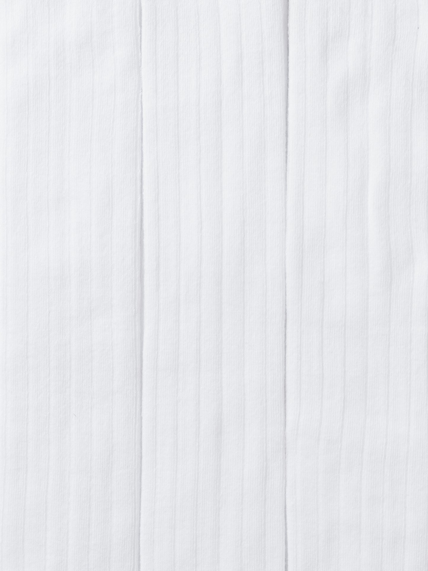 3 Pack White Kids School Tights - Ribbed