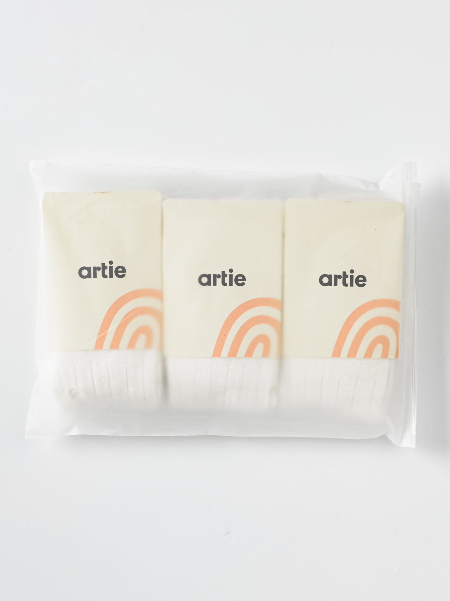 3 Pack White Kids School Tights - Ribbed