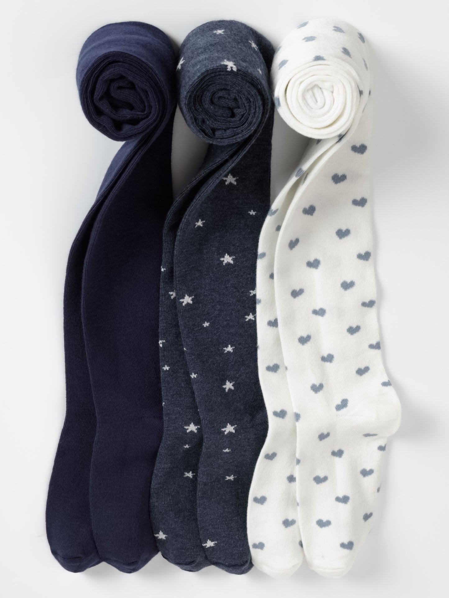 3 Pack Kids Tights - Patterned
