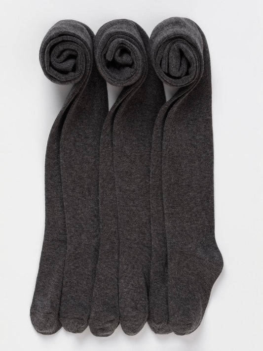 Dark grey school uniform tights