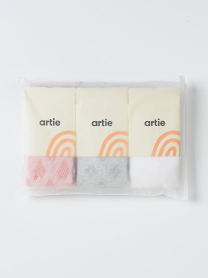 3 Pack Kids Tights - Patterned