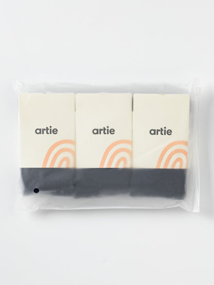 3 Pack Black Kids School Tights - Plain