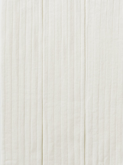 3 Pack Ivory Kids School Tights - Ribbed