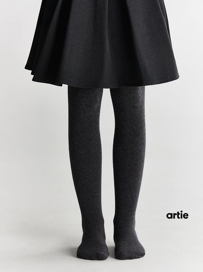 3 Pack Dark Grey Kids School Tights - Plain