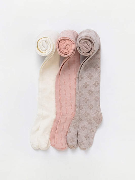 Baby girl tights - Patterned 