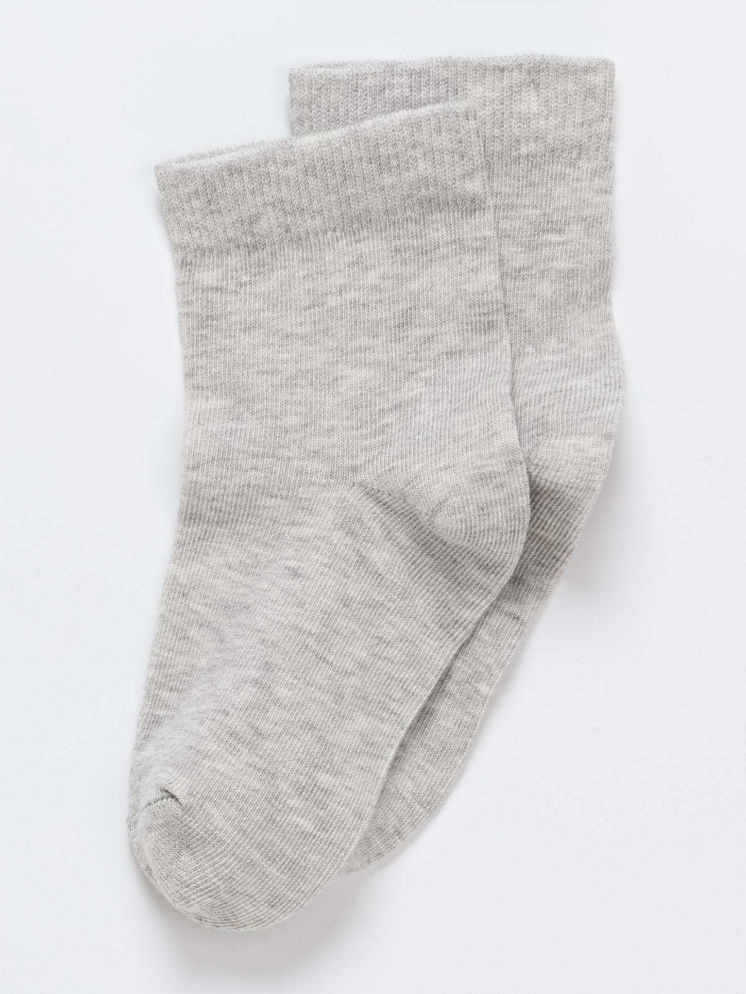 Light Grey Cotton Kids Socks for School