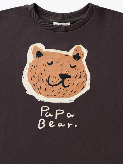 Baby Boy Bear Print Short Sleeve T - Shirt - Artie Kids UK