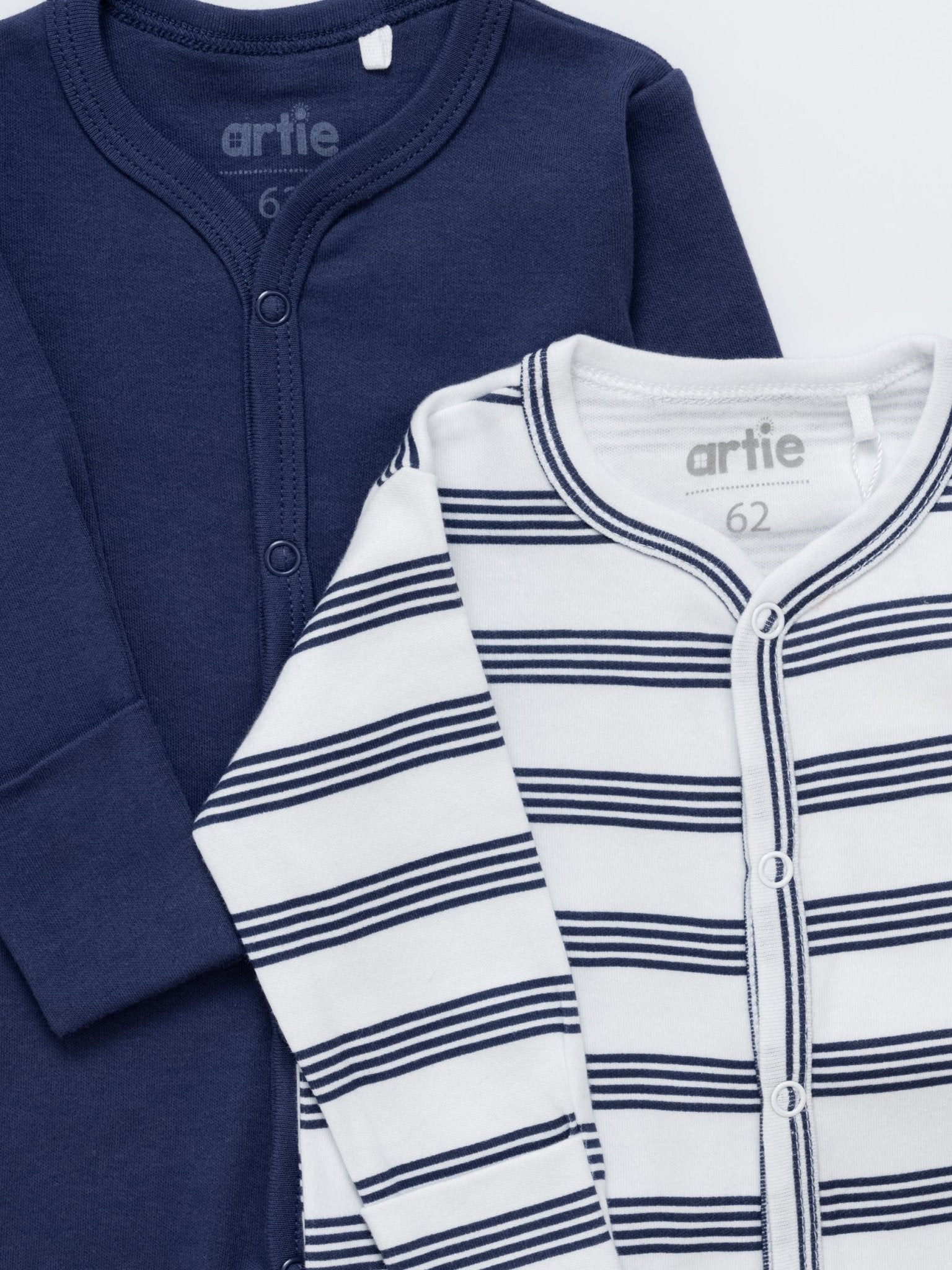 Baby Boy Cotton Sleepsuits - Artie Kids UK