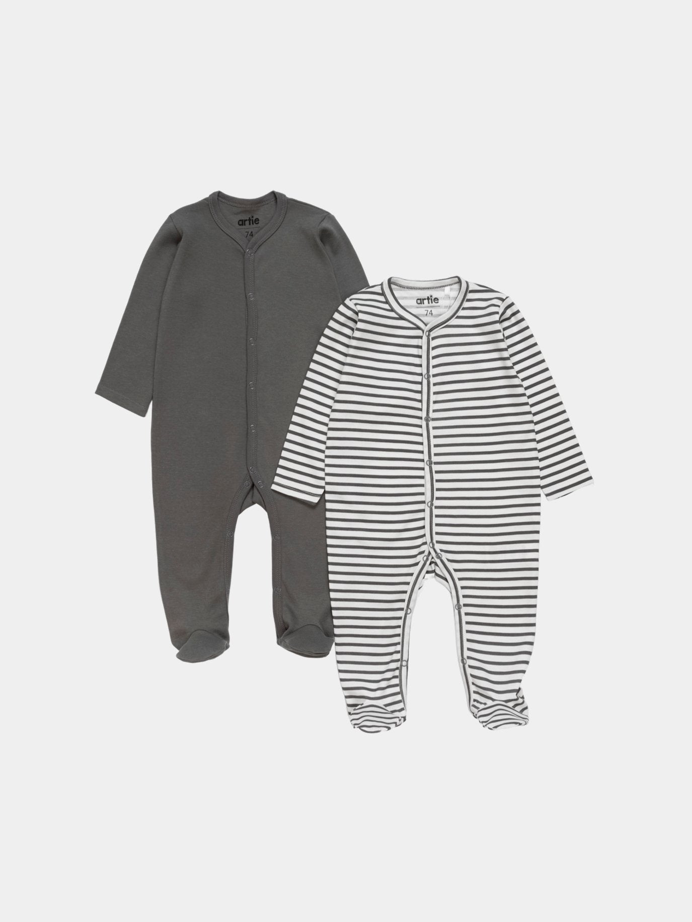 Baby Boy Cotton Sleepsuits - Pack of 2 - Artie Kids UK