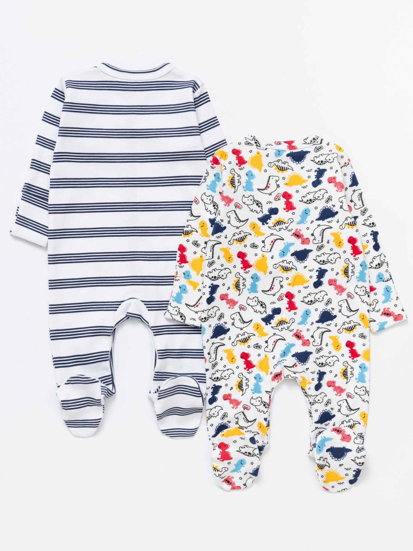 Baby Boy Cotton Sleepsuits - Pack of 2 - Artie Kids UK