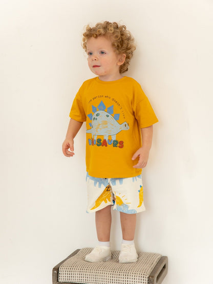 Baby Boy Dinosaur Short Sleeve T - Shirt - Artie Kids UK