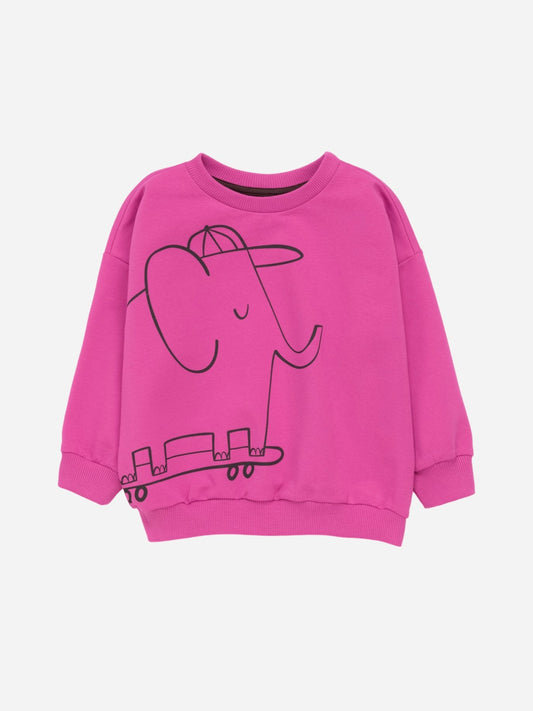 Baby Boy Elephant Printed Sweatshirt - Artie Kids UK