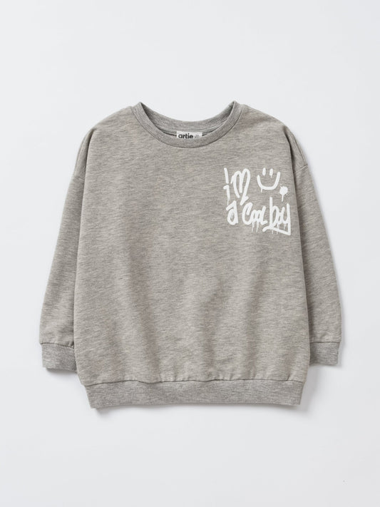 Baby Boy Graffiti Graphic Sweatshirt - Artie Kids UK