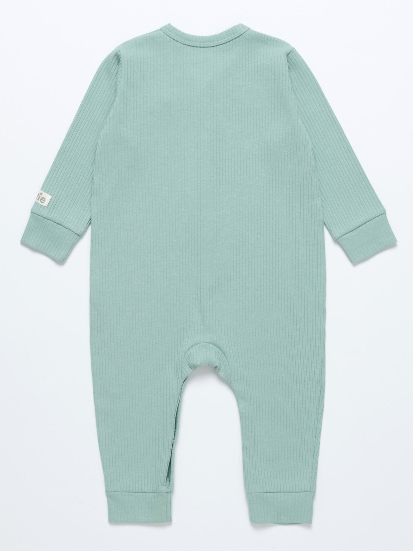 Baby Boy Green Ribbed Sleepsuit - Artie Kids UK