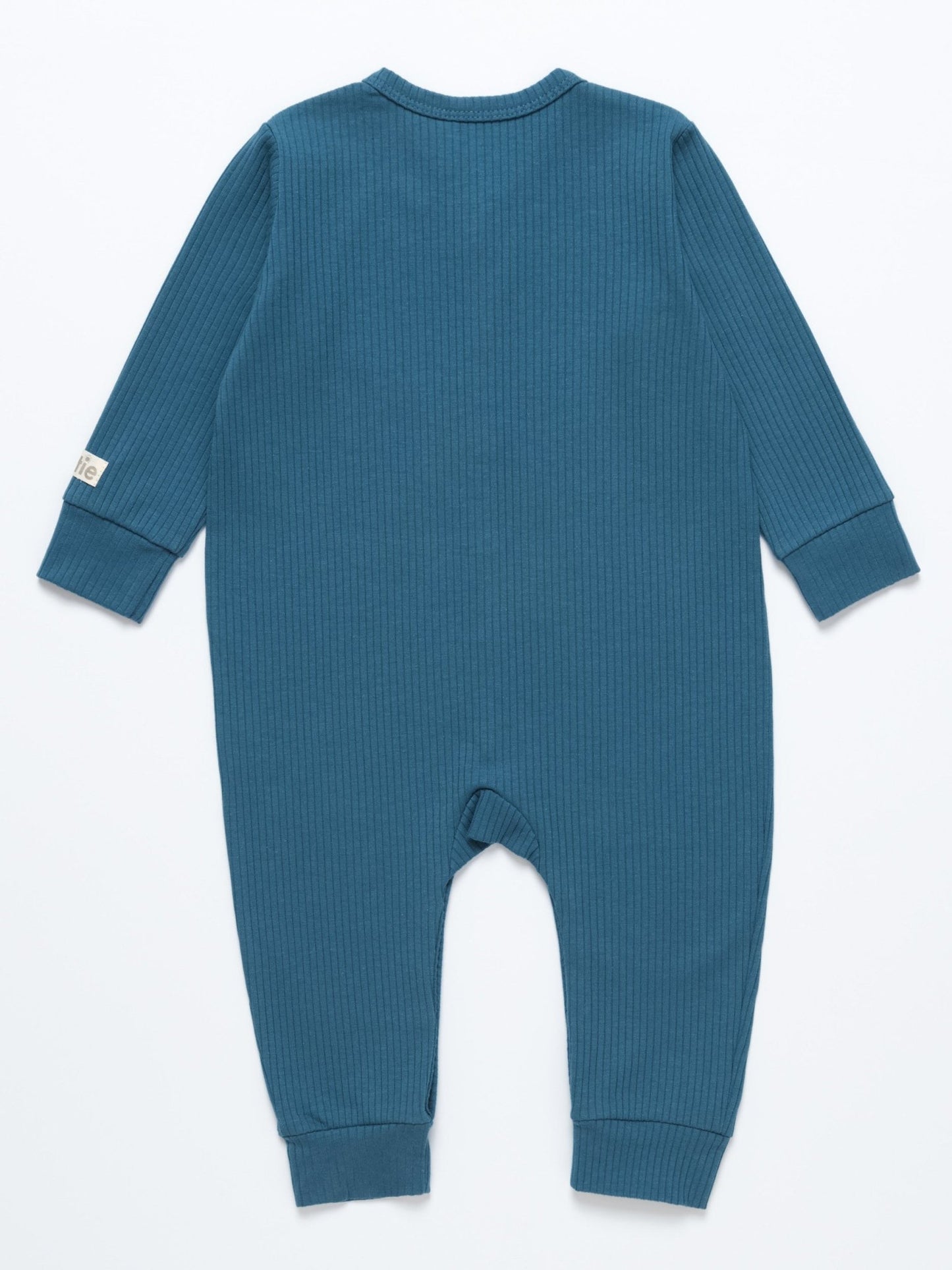 Baby Boy Navy Ribbed Sleepsuit - Artie Kids UK