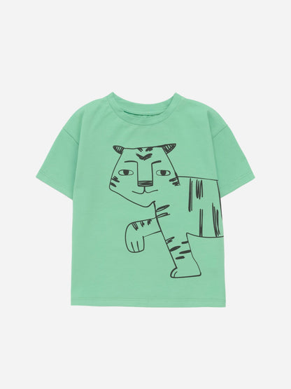 Baby Boy Printed Short Sleeve T - Shirt - Artie Kids UK