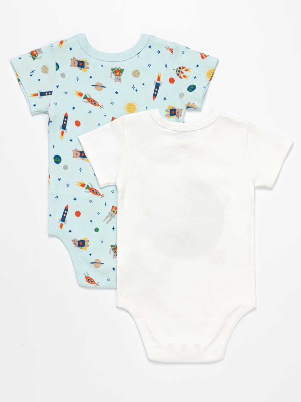 Baby Boy Short Sleeve Bodysuits - Pack of 2 - Artie Kids UK