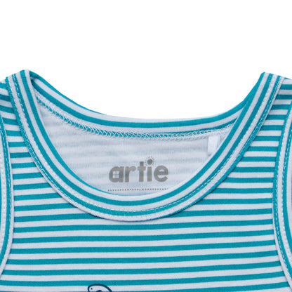 Baby Boy Sleeveless Cotton Bodysuits - Pack of 3 - Artie Kids UK