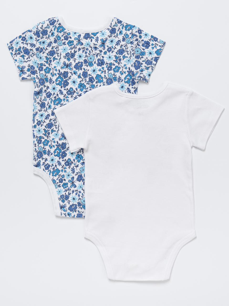 Baby Girl Cotton Bodysuits - Pack of 2 - Artie Kids UK