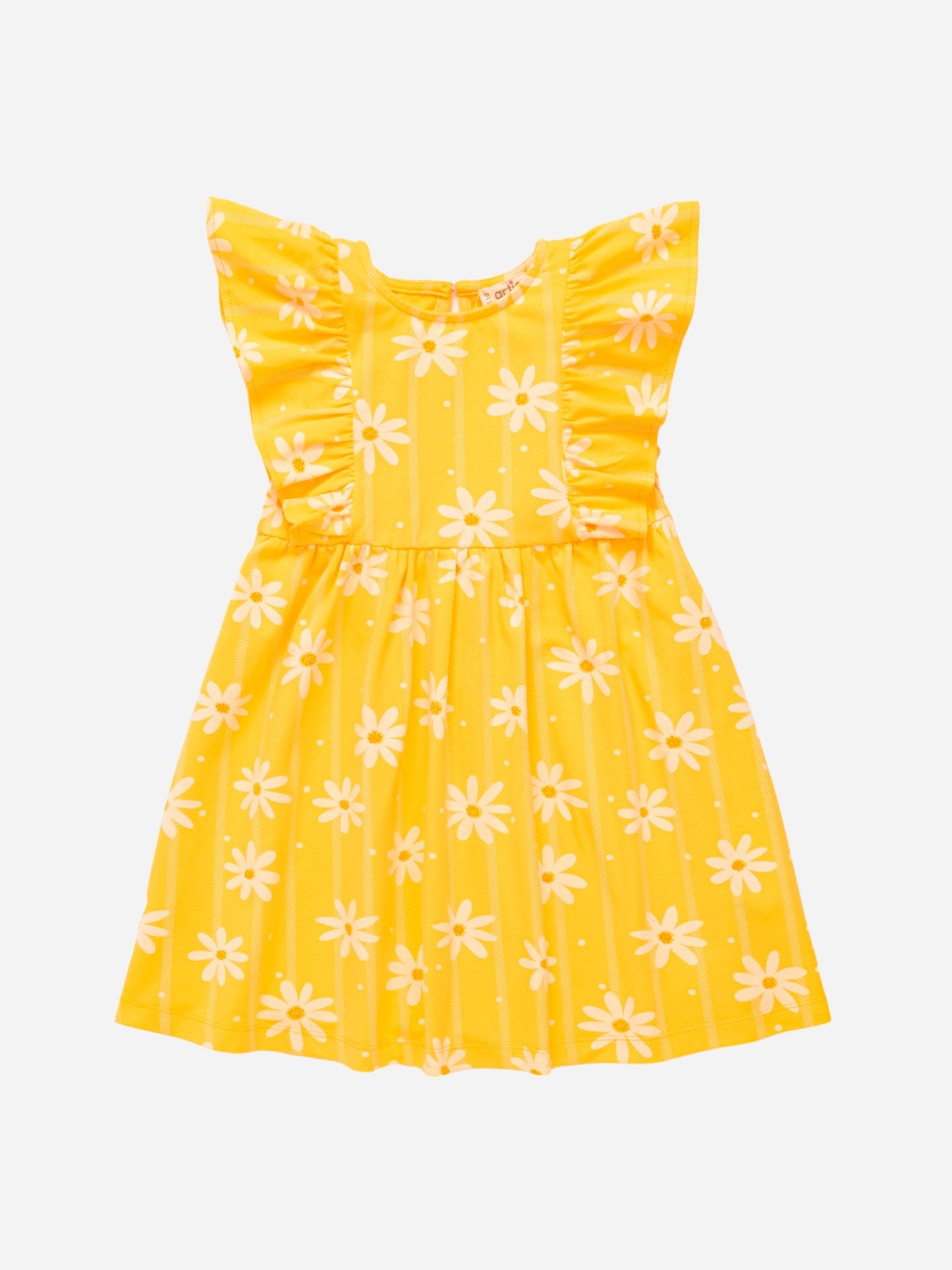 Baby Girl Frill Sleeve Dress - Artie Kids UK