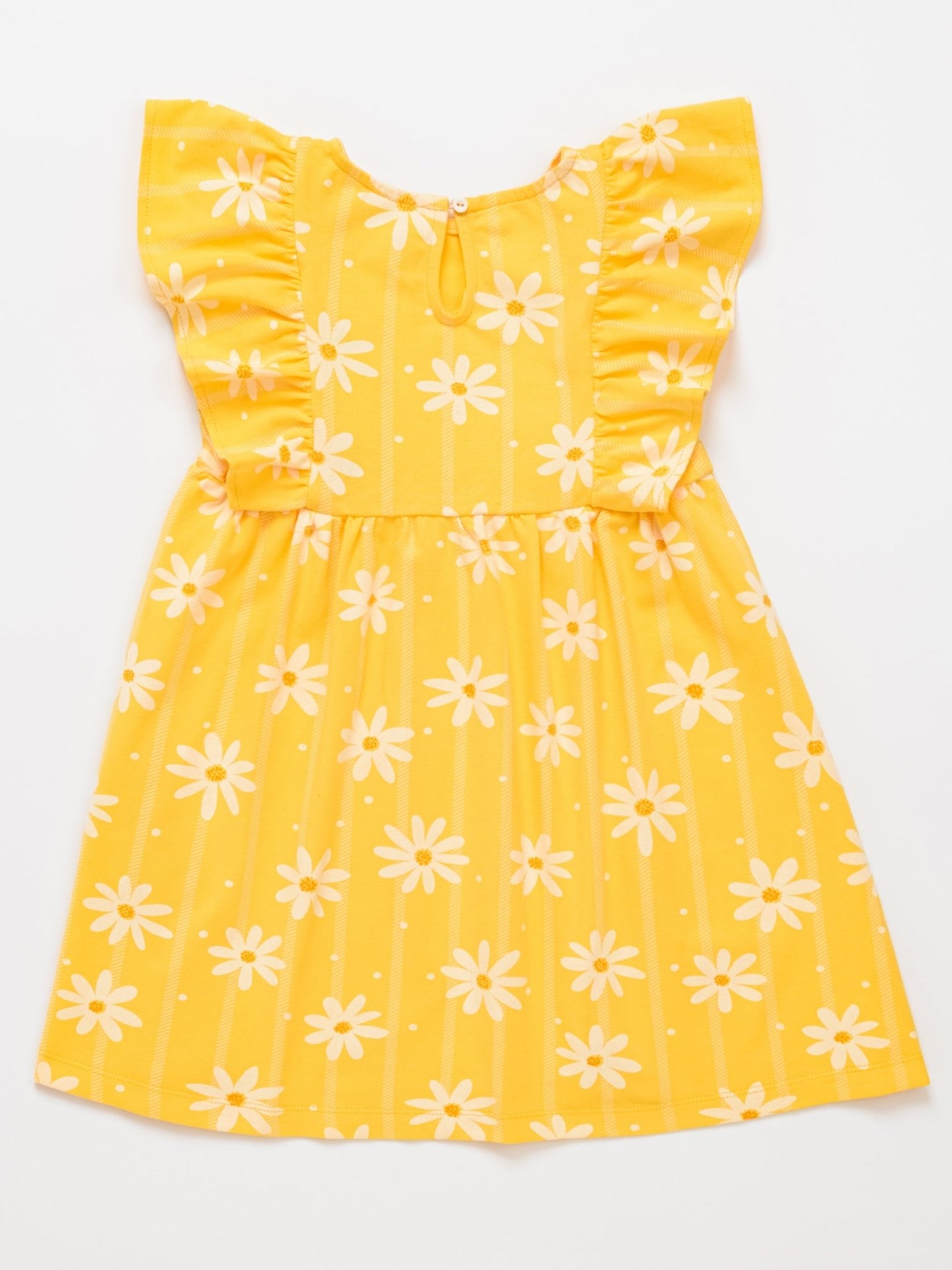 Baby Girl Frill Sleeve Dress - Artie Kids UK