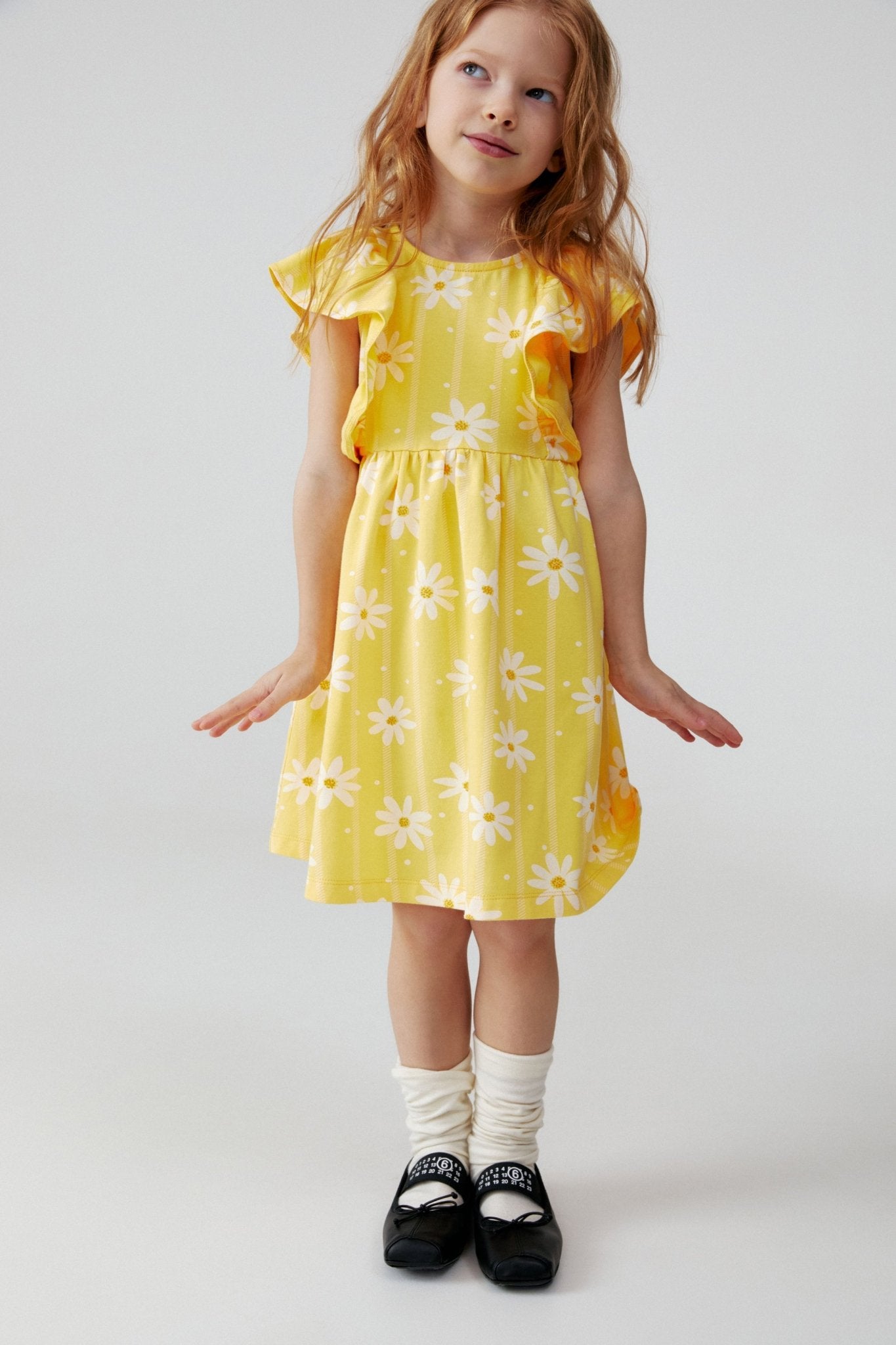 Baby Girl Frill Sleeve Dress - Artie Kids UK