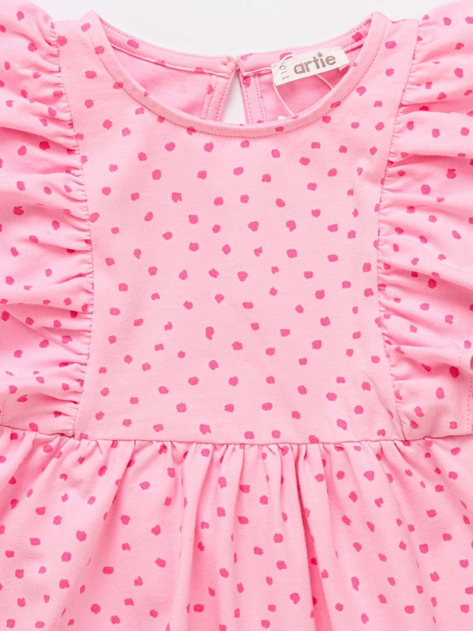 Baby Girl Frill Sleeve Summer Dress - Artie Kids UK