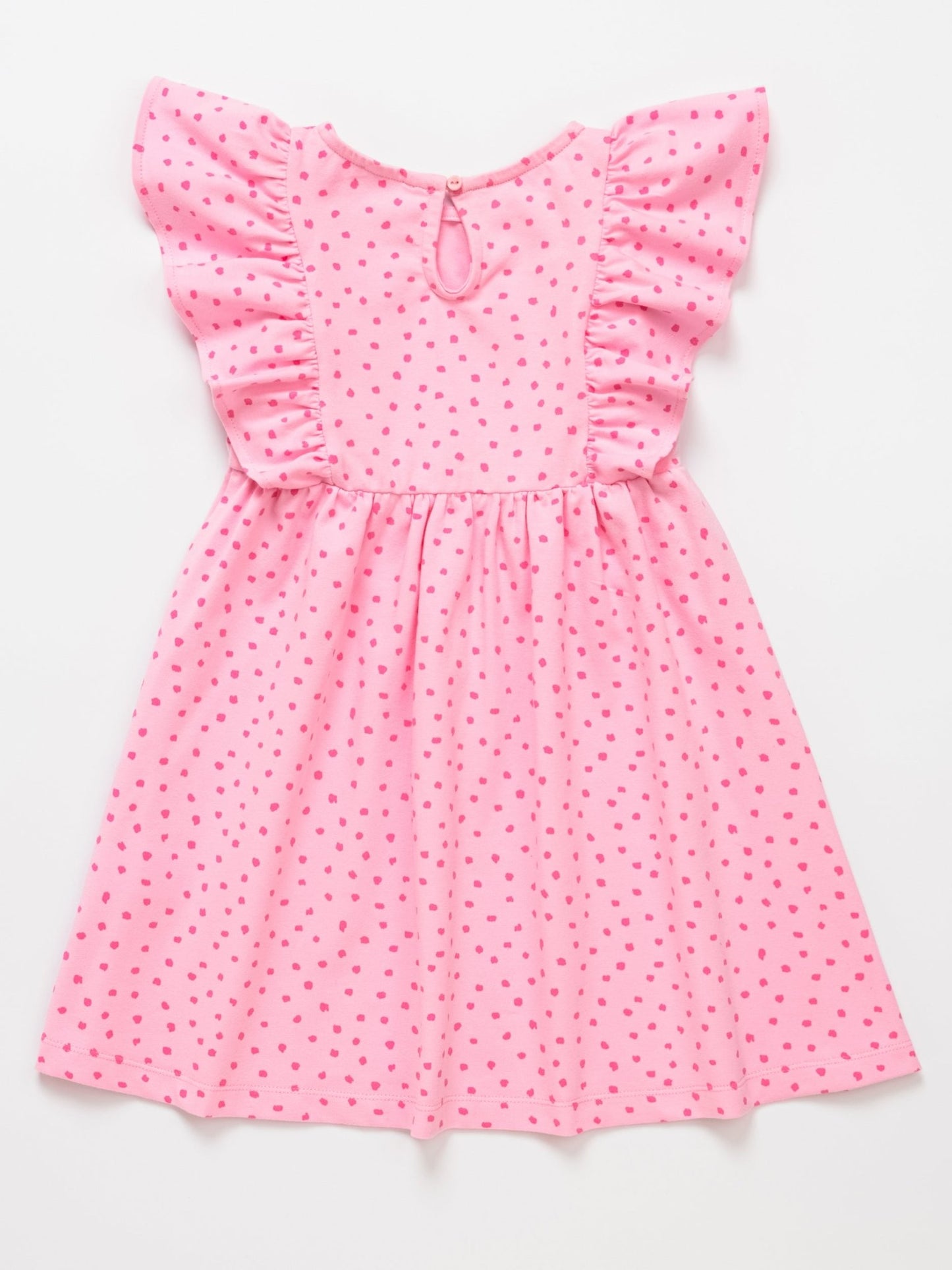 Baby Girl Frill Sleeve Summer Dress - Artie Kids UK