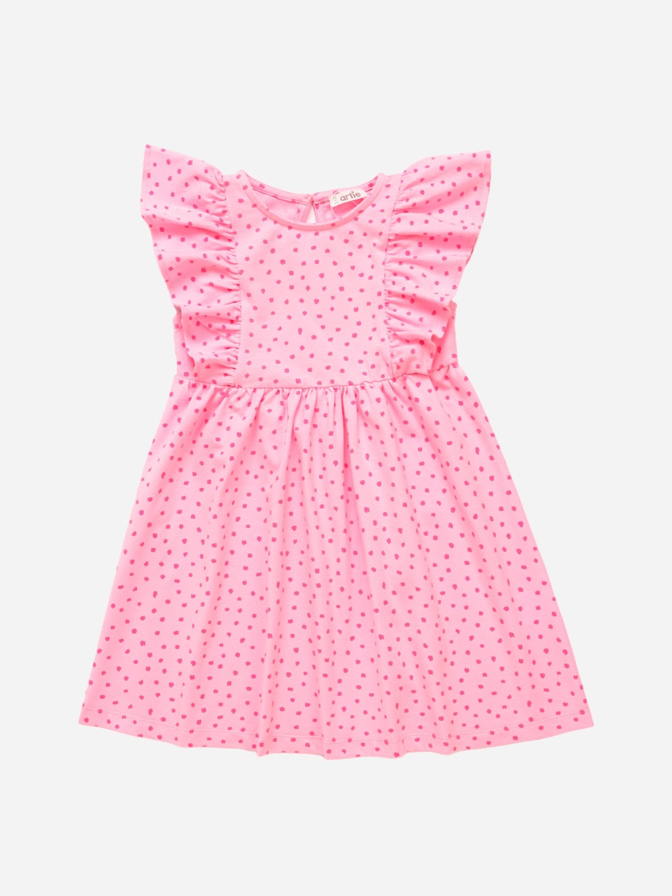 Baby Girl Frill Sleeve Summer Dress - Artie Kids UK