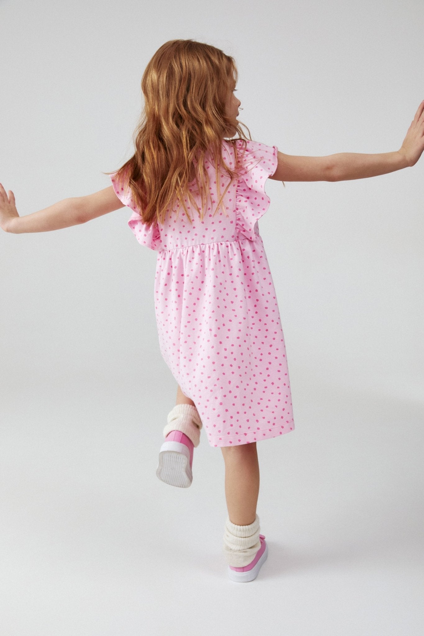 Baby Girl Frill Sleeve Summer Dress - Artie Kids UK