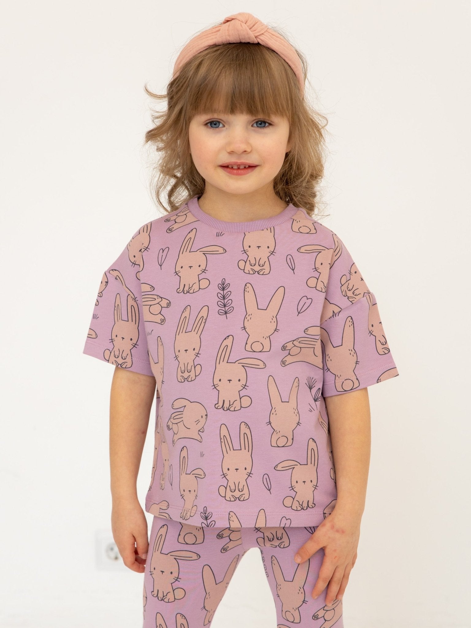 Baby Girl Lilac Short Sleeve T - Shirt - Artie Kids UK