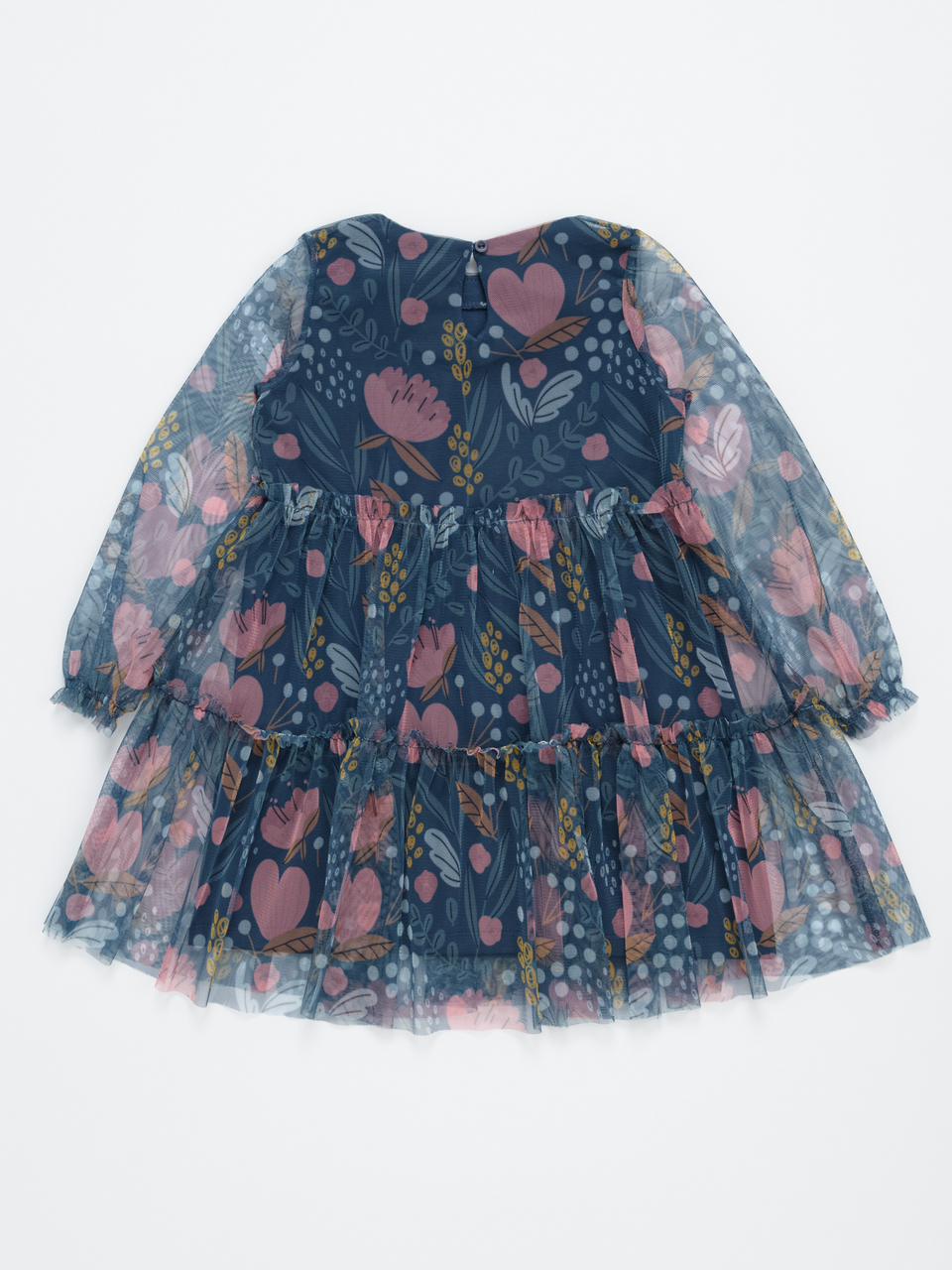 Baby Girl Navy Tulle Dress - Artie Kids UK