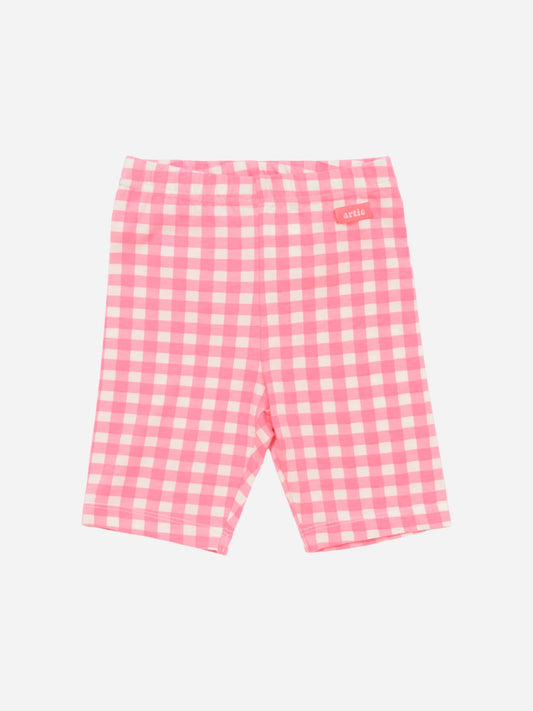 Baby Girl Pink Checkered Trousers - Artie Kids UK