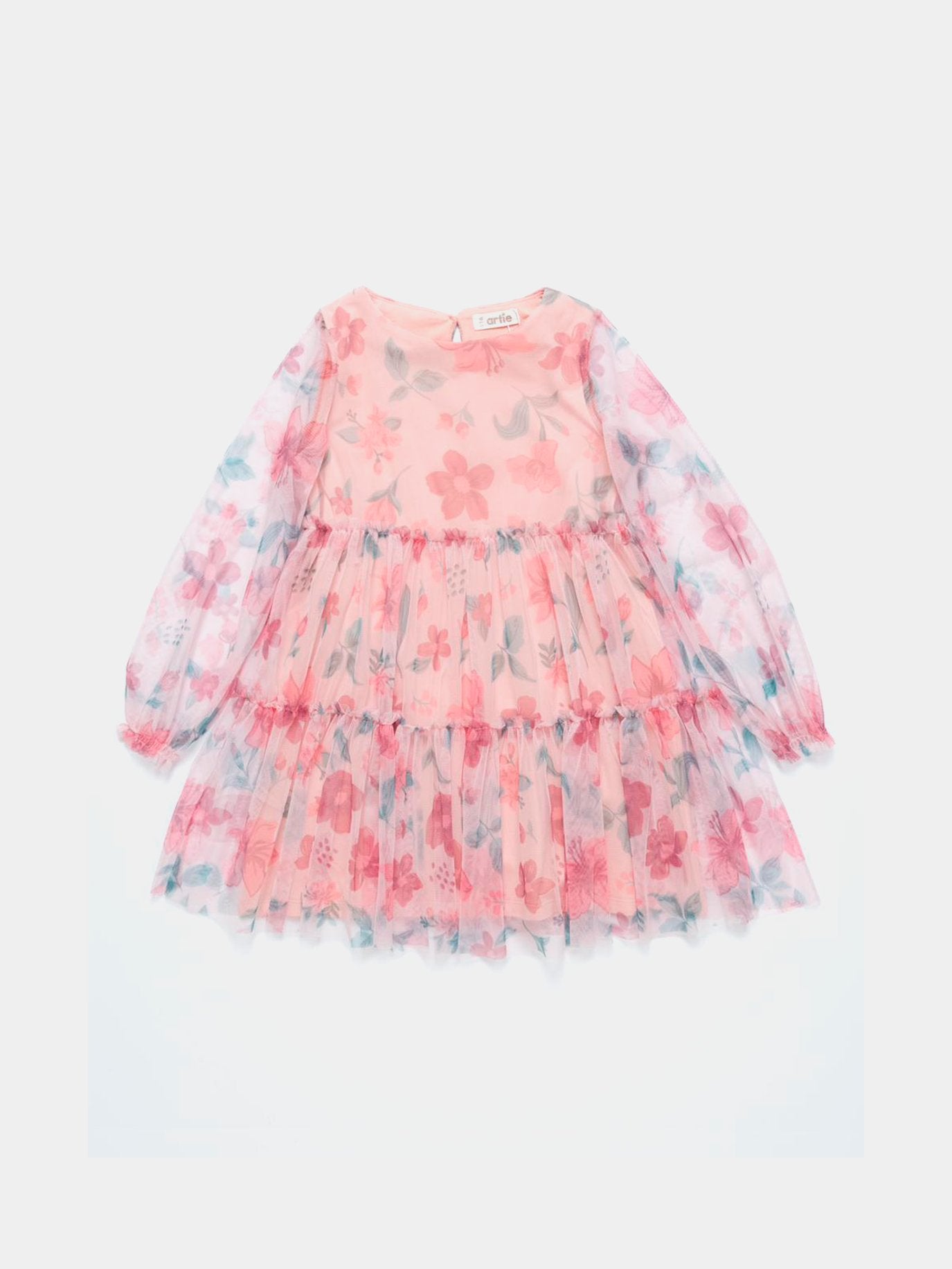 Baby Girl Pink Tulle Dress - Artie Kids UK