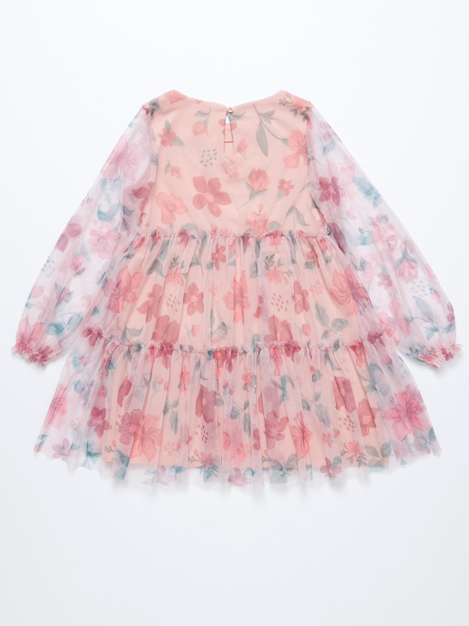 Baby Girl Pink Tulle Dress - Artie Kids UK