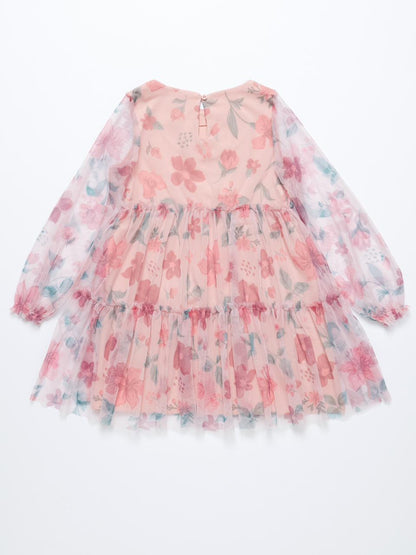 Baby Girl Pink Tulle Dress - Artie Kids UK