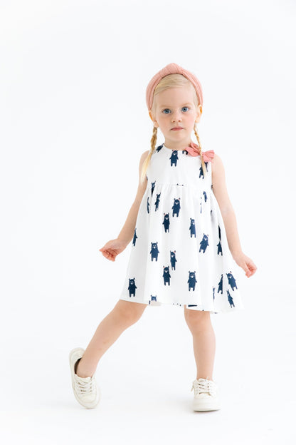 Baby Girl Sleeveless Summer Dress - Artie Kids UK