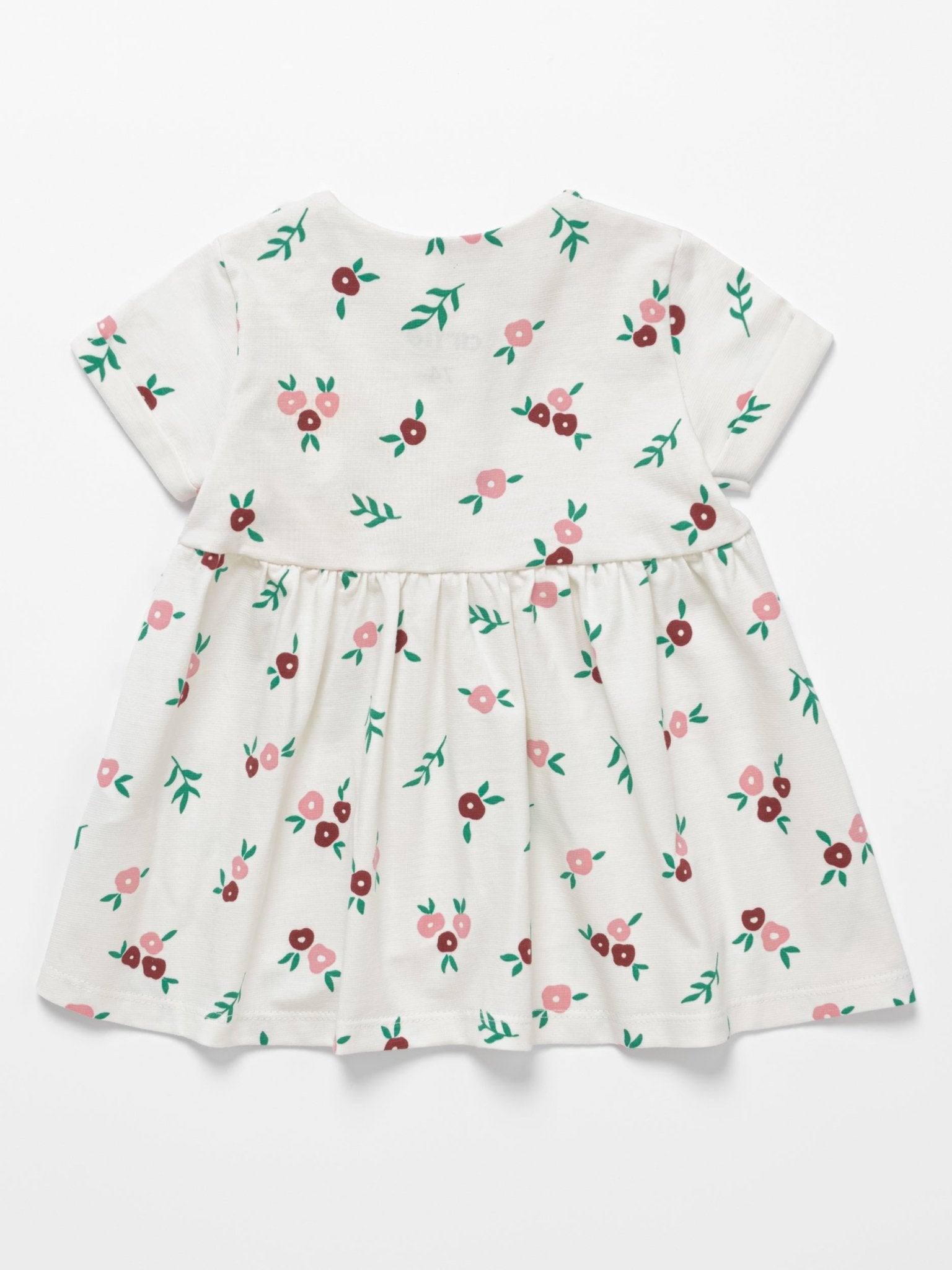 Baby Girl White Short Sleeve Summer Dress - Artie Kids UK