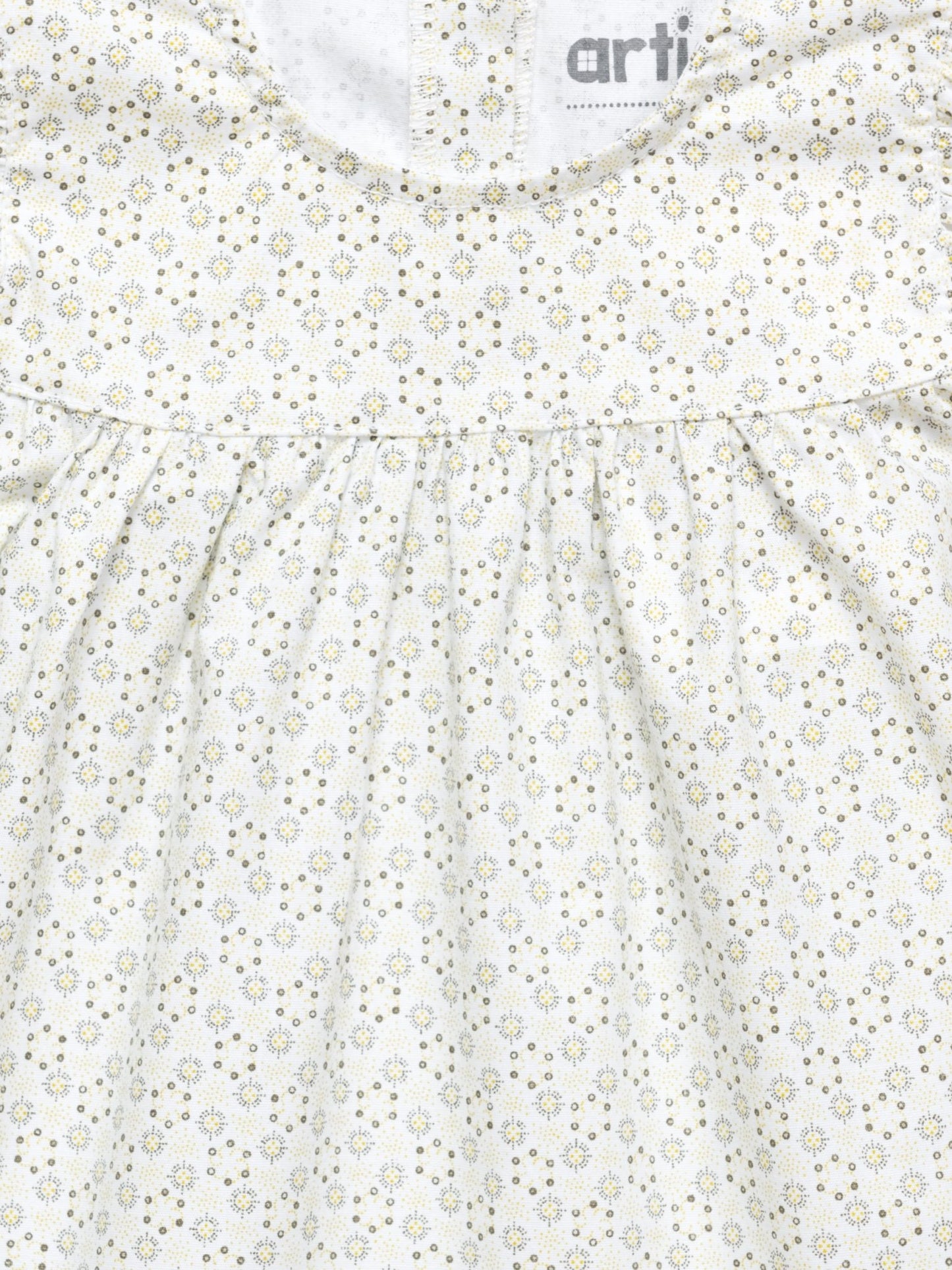 Baby Girl White Summer Dress - Artie Kids UK