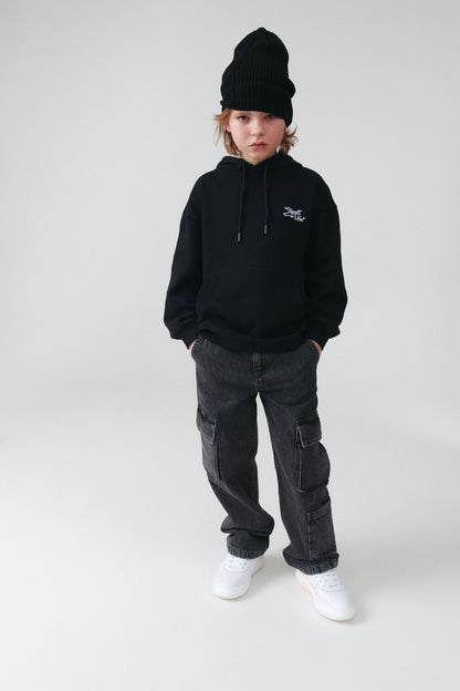 Boys Black Hoodie - Artie Kids UK