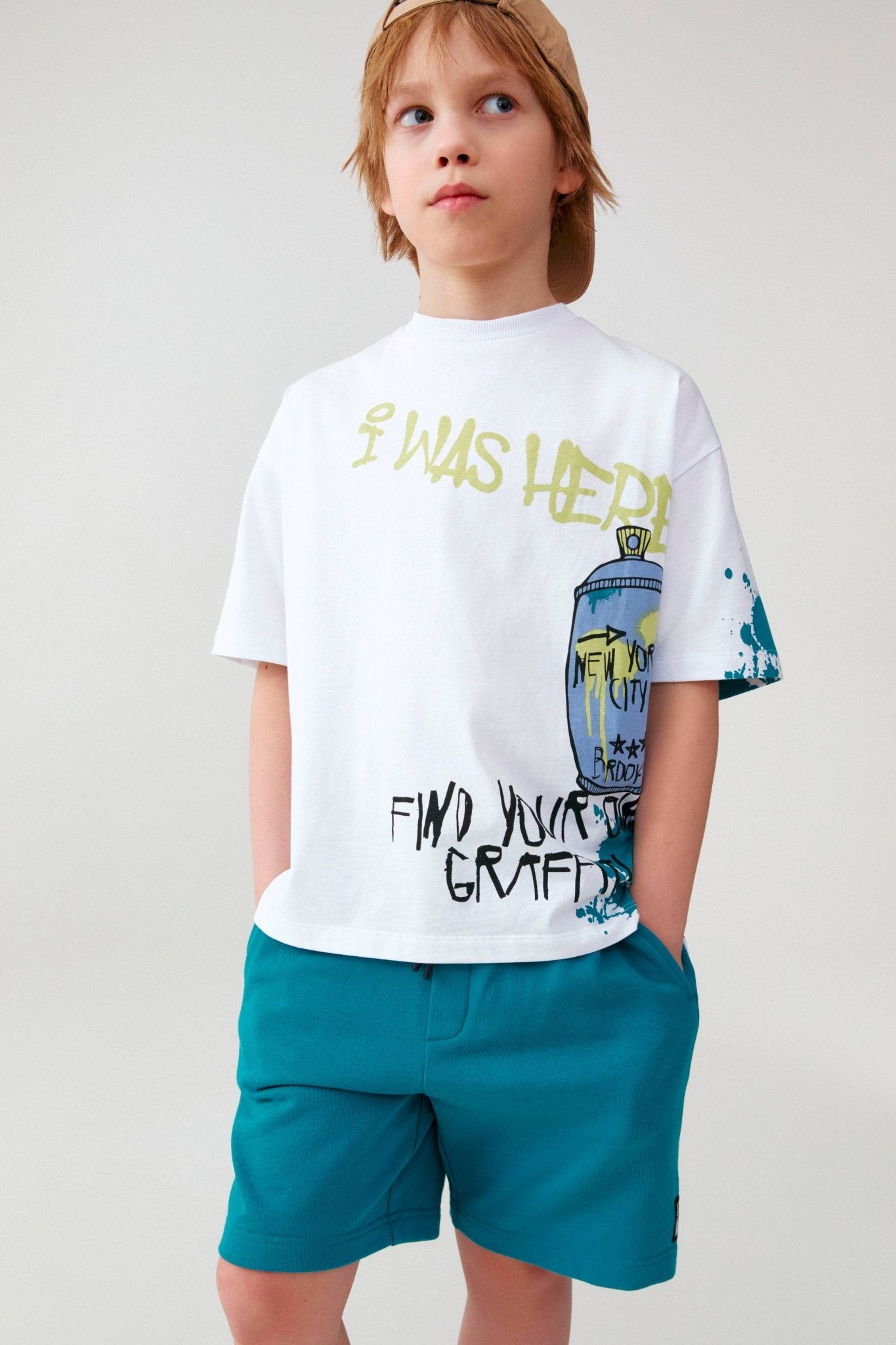 Boys Graphitti Short Sleeve T - Shirt - Artie Kids UK