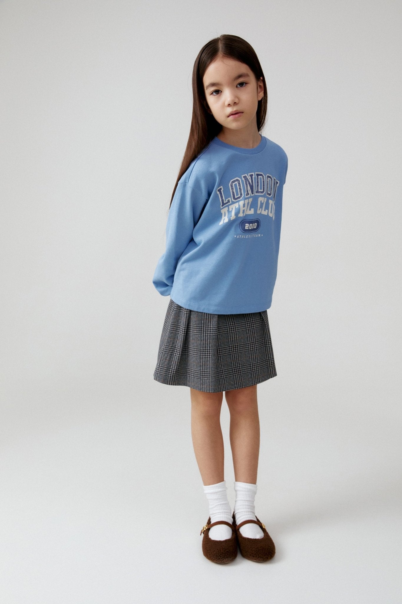 Girls Blue Sweatshirt - Artie Kids UK