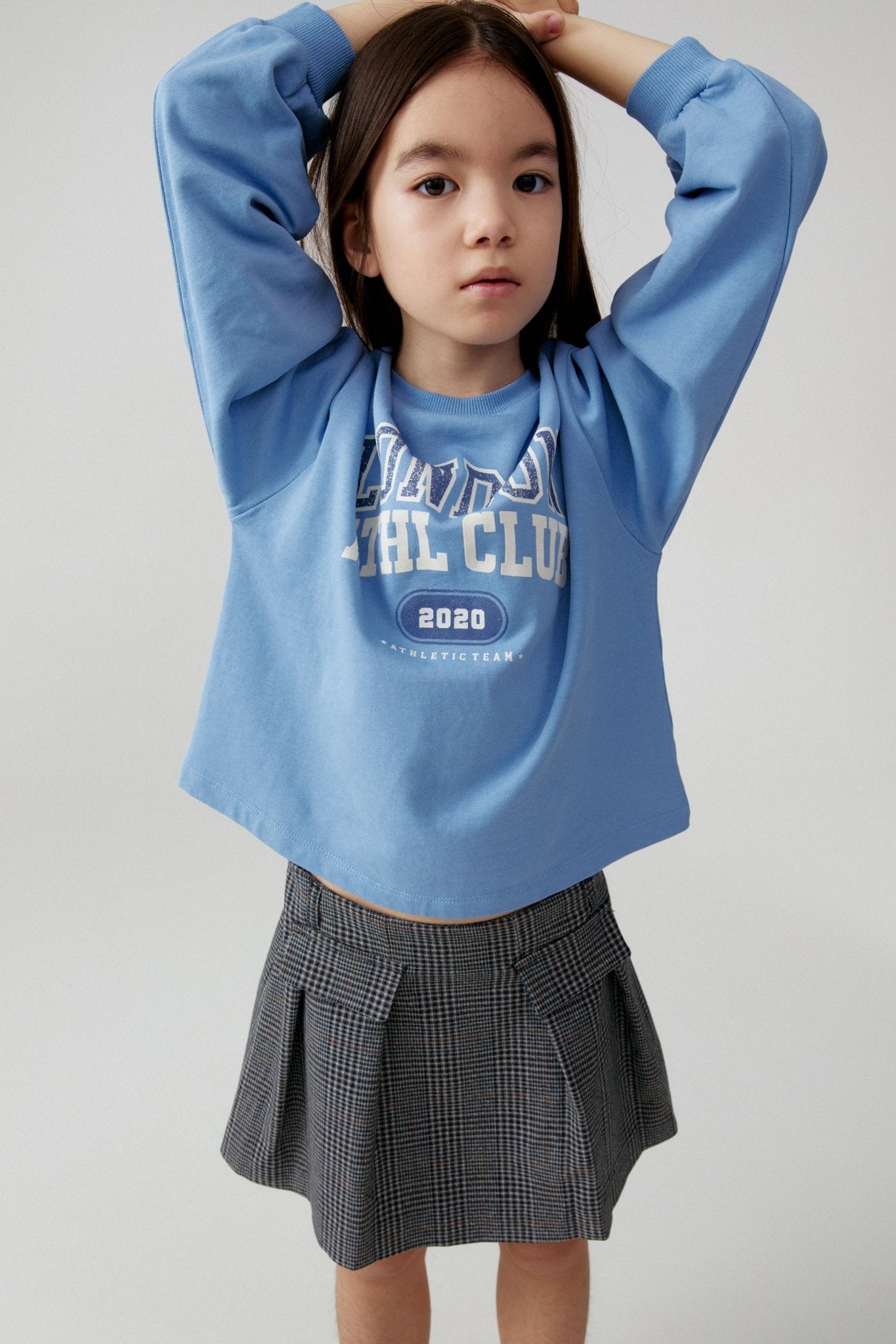 Girls Blue Sweatshirt - Artie Kids UK