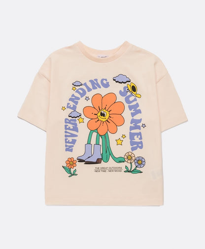 Girls Printed T - shirt - Artie Kids UK