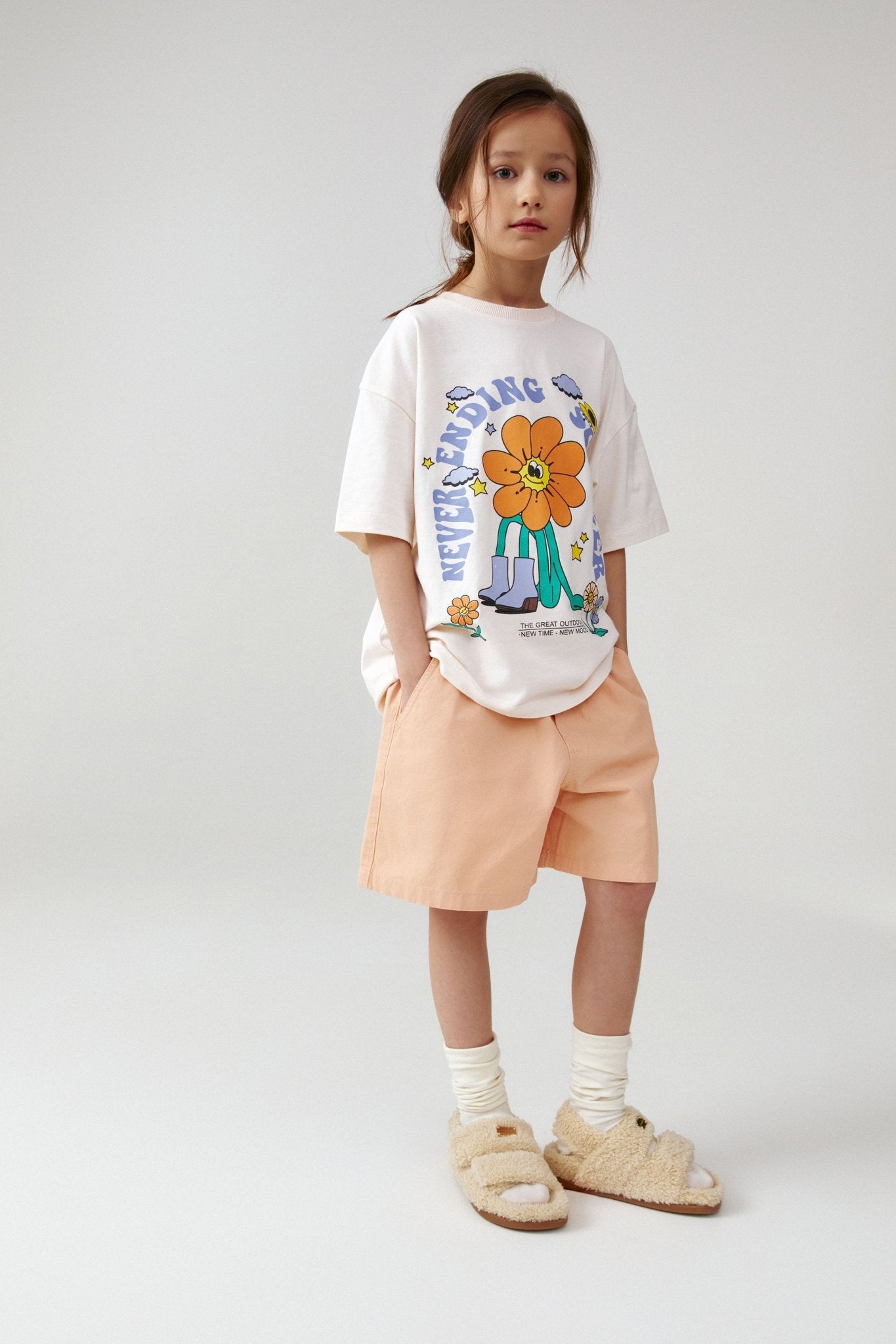 Girls Printed T - shirt - Artie Kids UK