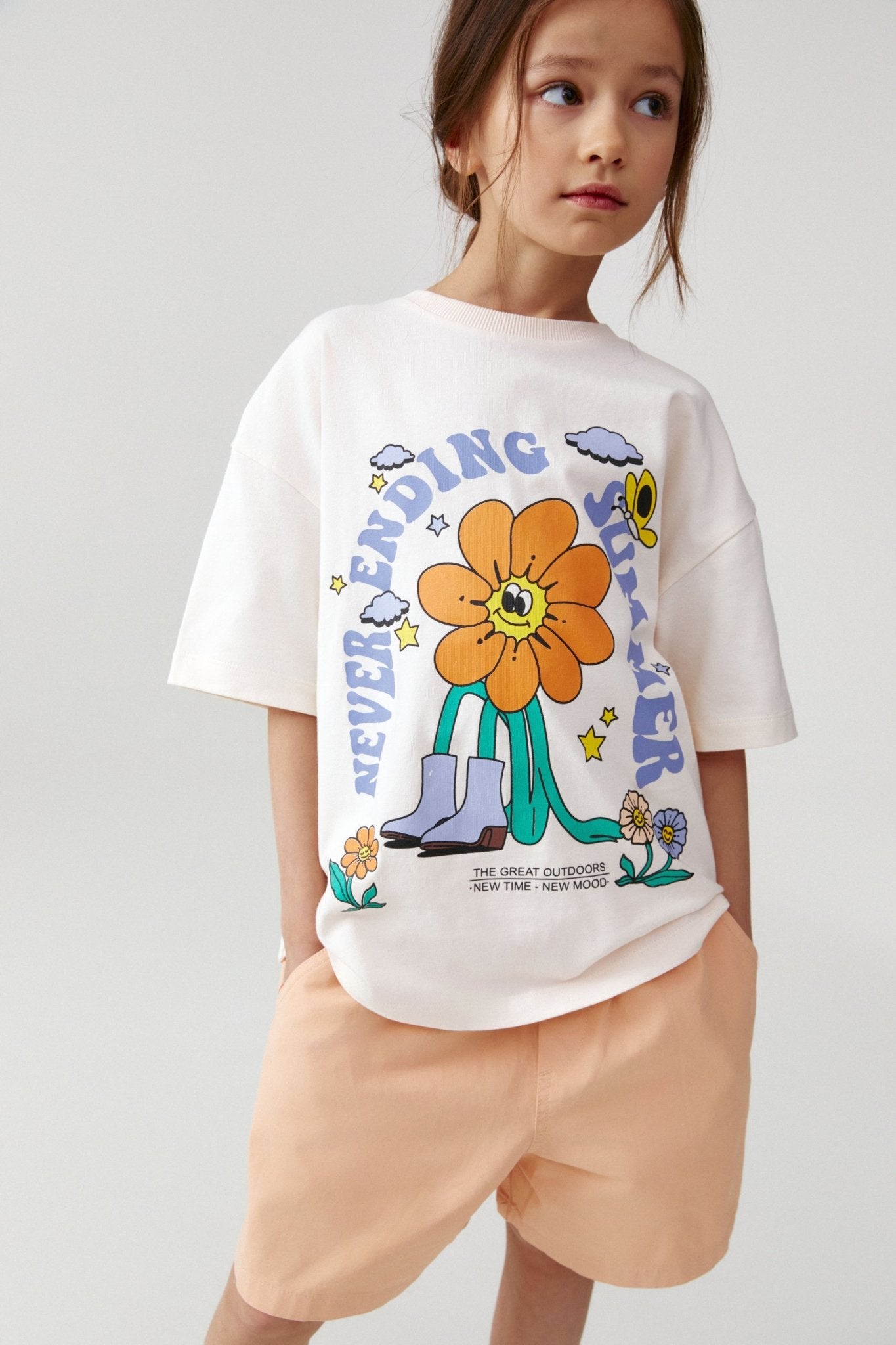 Girls Printed T - shirt - Artie Kids UK