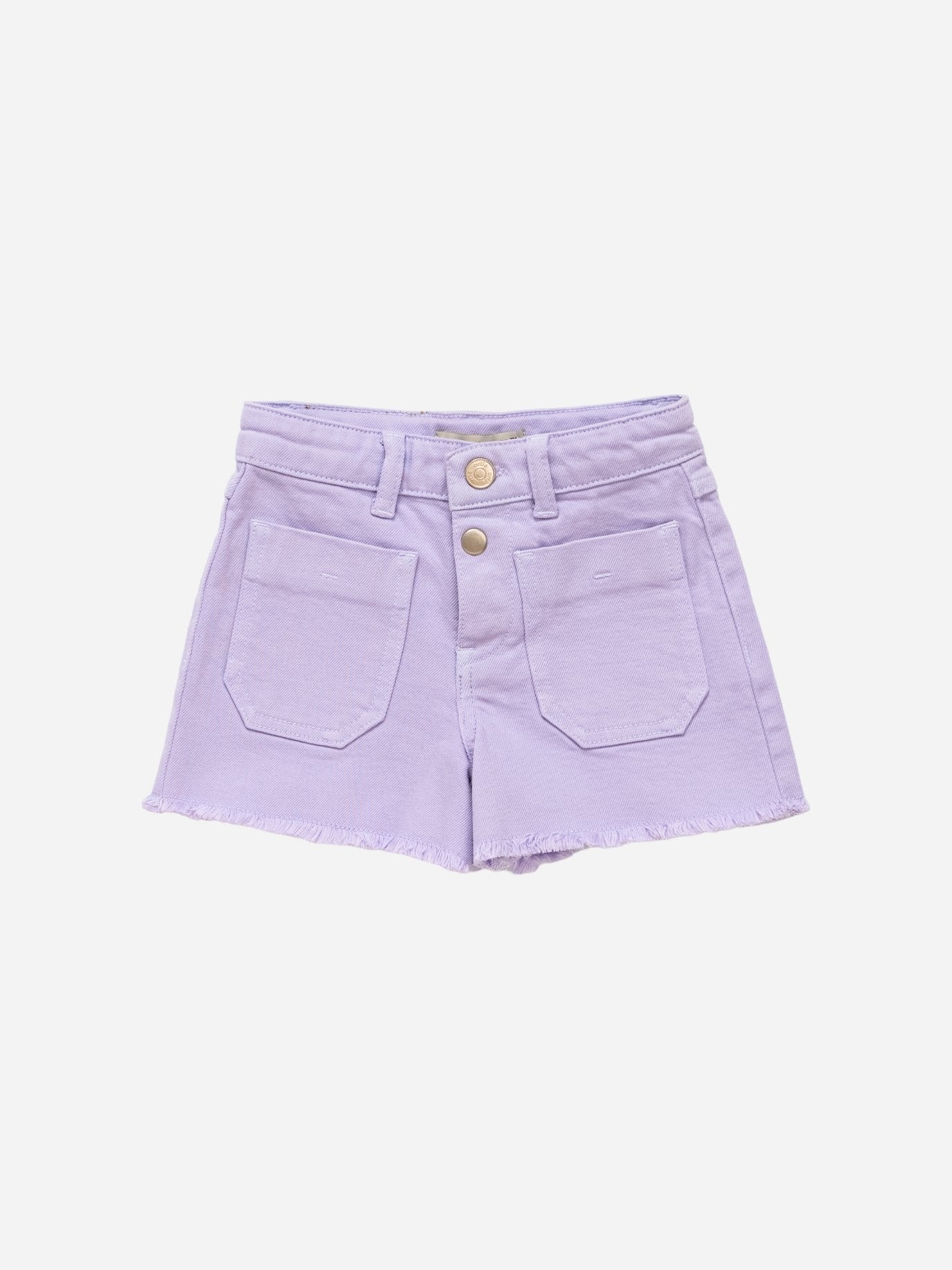 Girls Purple Denim Short - Artie Kids UK