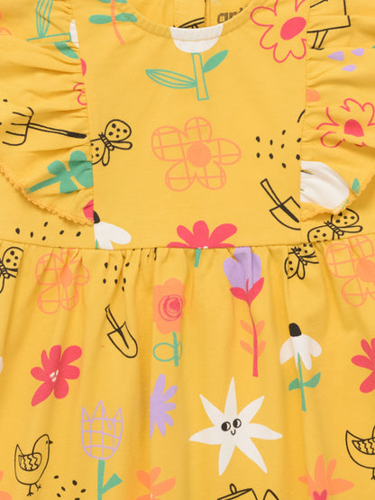 yellow summer dress for girls