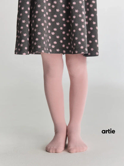 3-Pack Plain Multicolor School Tights for Kids